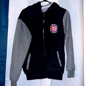 Cubs Sweater Jacket with Hoodie
